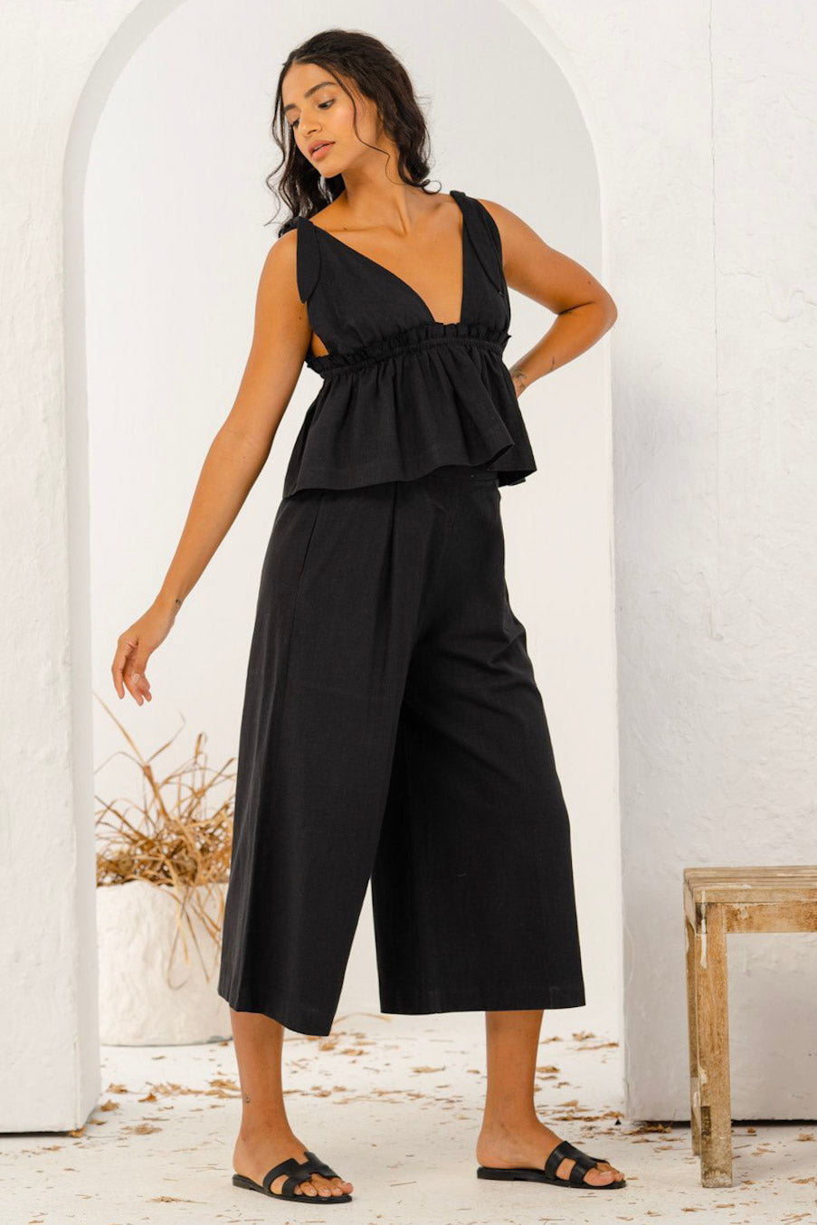 Sustainable Wide Leg Trouser