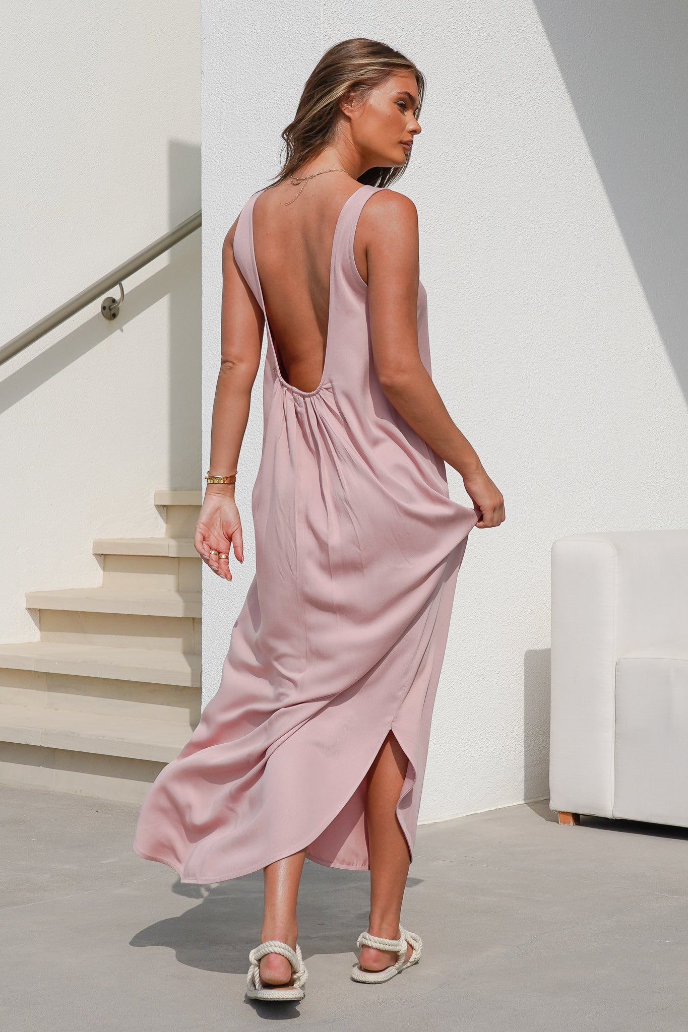 Sustainable Backless Dress
